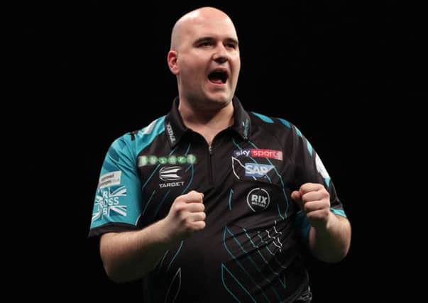 Rob Cross reached his first World Series of Darts final in Las Vegas last night. Picture courtesy Lawrence Lustig/PDC