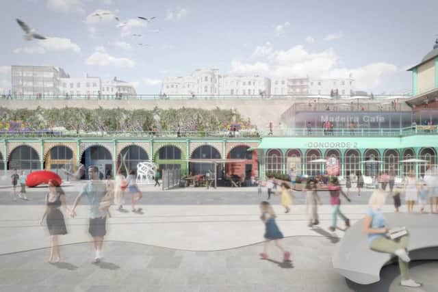 The plans for the Madeira Terrace