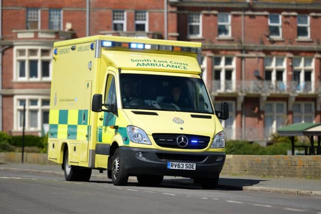 The toddler was taken from Brighton hospital to Southampton