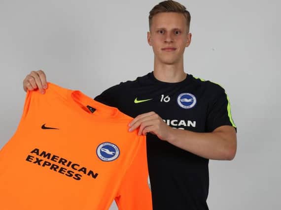 Hugo Keta has joined Brighton from Arsenal. Picture by Paul Hazlewood/BHAFC