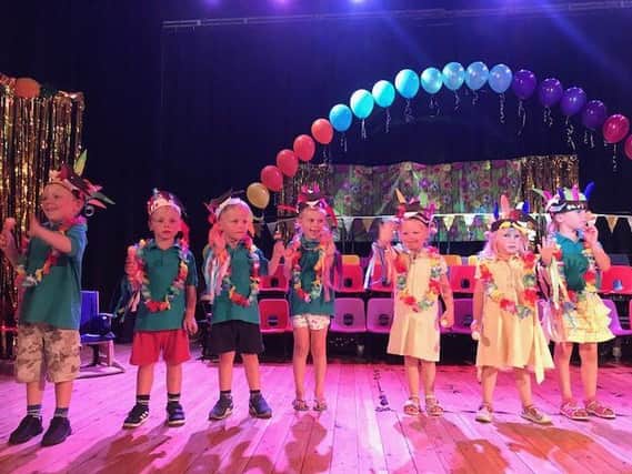 Children at Micklefield Nursery School getting into the carnival spirit SUS-181107-094209001
