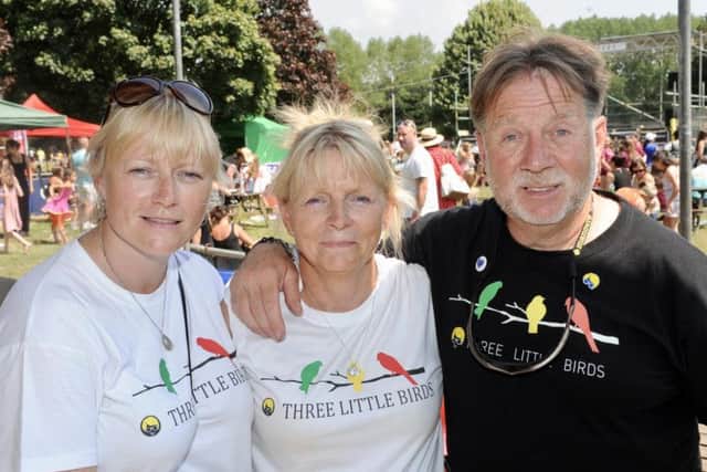 Carrie Howell, Sue Chapman and Alan Chapman
