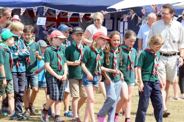 DM1872081a.jpg Balcombe fete. Cubs, scouts and beavers. Photo by Derek Martin Photography. SUS-180714-195610008