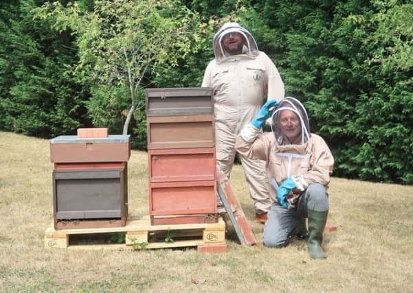 The club has installed two bee hives