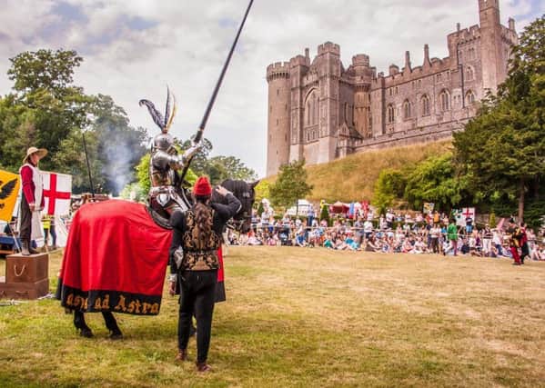 Visitors can expect the fiercest competition to date for the tenth anniversary of the International Jousting and Medieval Tournament at Arundel Castle. Picture: Julia Claxton