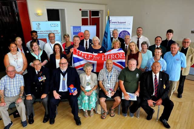 The launch of the monthly Worthing Veterans Drop In Centre. Pictire Steve Robards SR18181319