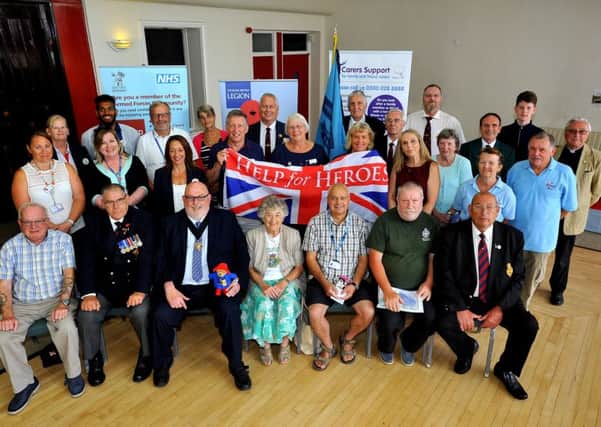 The launch of the monthly Worthing Veterans Drop In Centre. Pictire Steve Robards SR18181319