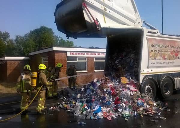 Quick thinking bin crew avoids major inciden