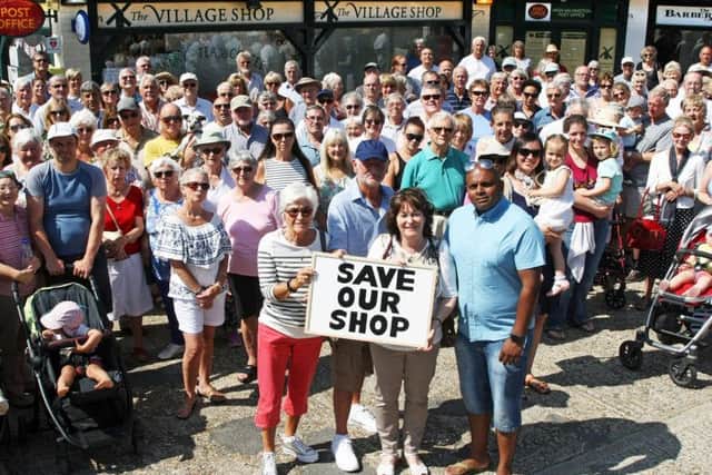 Residents have united to save their village shop