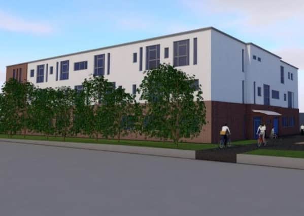 Artist's impression of the new building for the Angmering School