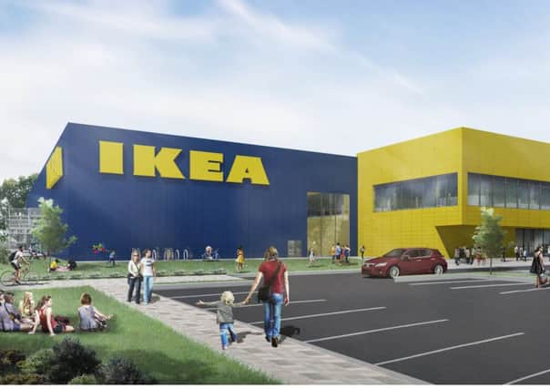 An artist's impression of the proposed IKEA