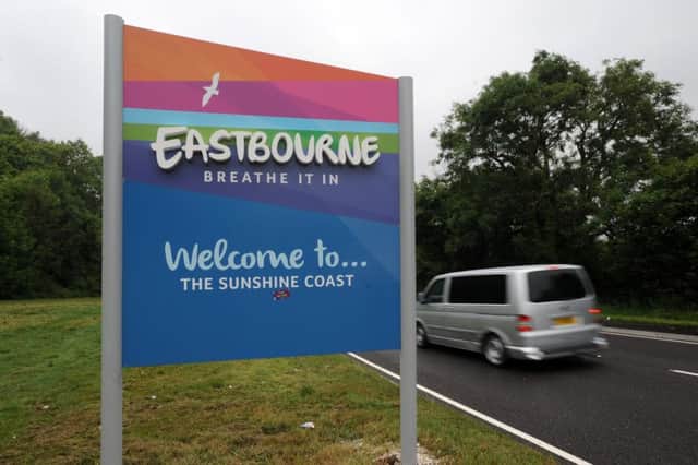 New signs for Eastbourne (Photo by Jon Rigby) SUS-170629-092656008