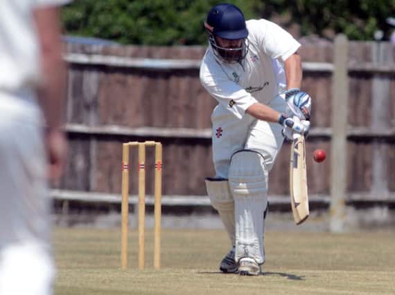 James Fallick batting for Bognor / Picture by Kate Shemilt