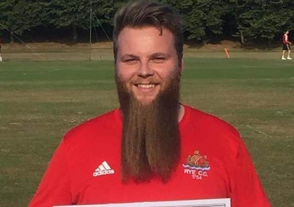 Dan Seabrook was Rye Cricket Club's man of the match in the draw at home to Rottingdean.