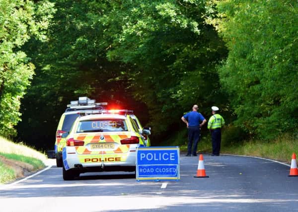 Police were called to the A28 Brede Hill after a two vehicle collision on Thursday morning. Picture: Dan Jessup