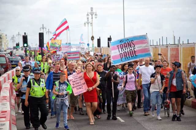 Last year's Trans Pride march (Photograph: Sharon Kilgannon/ alonglines.com)