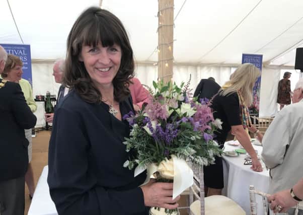 Emma Bridgewater at the launch event for the Festival of Flowers 2017. Photo by Ellie Mundy SUS-170630-160951001