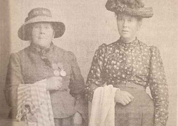 Mary Wheatland and her daughter Emily Mitchell, Mrs Halletts mother