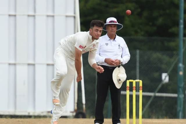 Cricket

Sussex League Premier Division.

Horsham v Cuckfield

Pictured is Nick Oxley bowling for Horsham. 

Action from the match.

Picture: Liz Pearce 21/07/2018

LP180777 SUS-180722-223621008