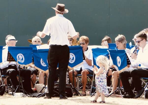 Littlehampton Concert Band in Mewsbrook Park Picture: Diana Adams