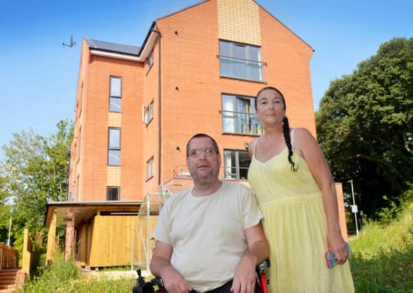 Residents Phil Foster and Patricia Collins. Picture Justin Lycett