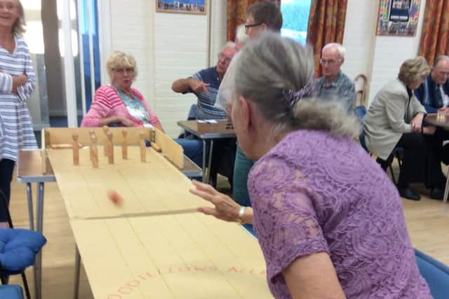 A games evening with The Oddfellows at Goring-by-Sea Methodist Church hall