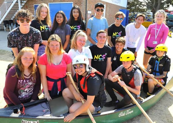 Group picture before the canoeing litter pick on the River Adur by young people to fundraise for the Marine Conservation Society. Pic Steve Robards SR1819221 SUS-180725-172505001