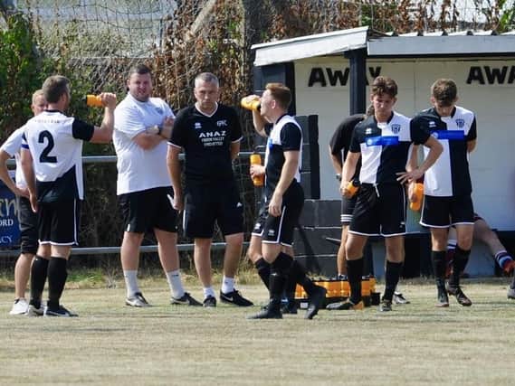 East Preston hosted Badshot Lea in a friendly on Saturday. Picture by Stephen Goodger