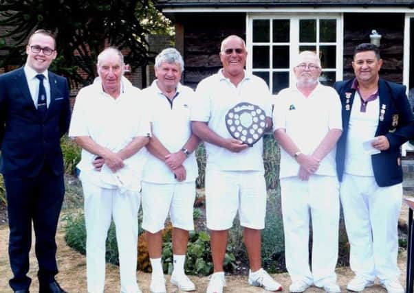 The winners of Chichester BC's open fours / Picture by Lews Stewart