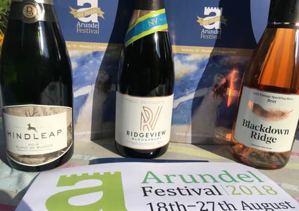Sparkling wines at Arundel Festival