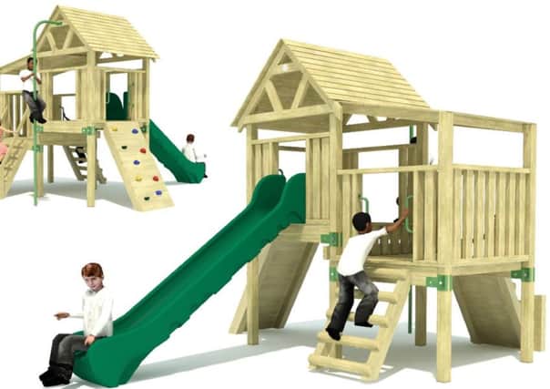 Climbing frames allow children to stretch, reach and swing, pull and push with their limbs