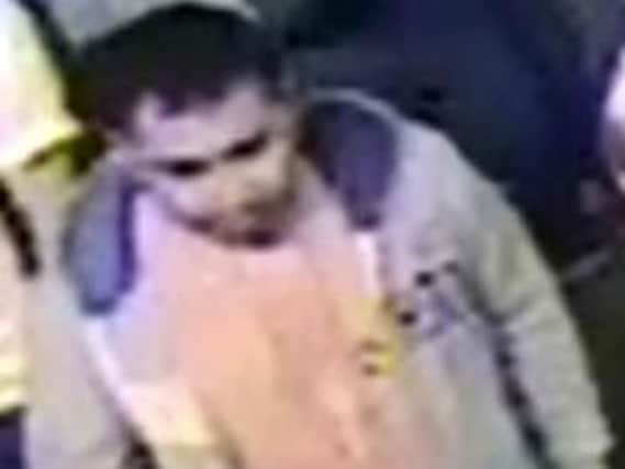 Sussex Police released this CCTV image in connection with the incident