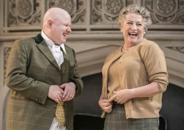 Matt Lucas and Caroline Quentin in Me and My Girl. Picture by Johan Persson.