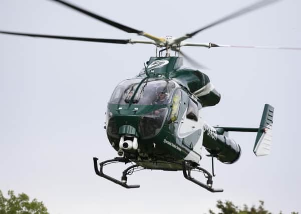 They were taken to hospital by air ambulance. Stock image: Eddie Mitchell