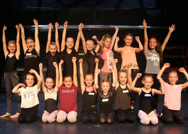 Dancers who successfully auditioned for last year's pantomime, Snow White and the Seven Dwarfs