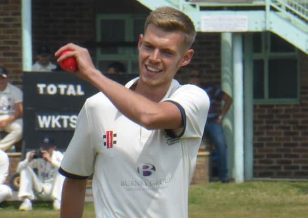 Adam Barton took five wickets for Hastings Priory in their defeat at home to Eastbourne yesterday. Picture by Simon Newstead