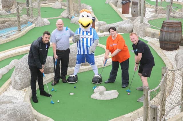 Gully's Day Out at to Jungle Rumble Adventure Golf (Photograph: Stuart Butcher)