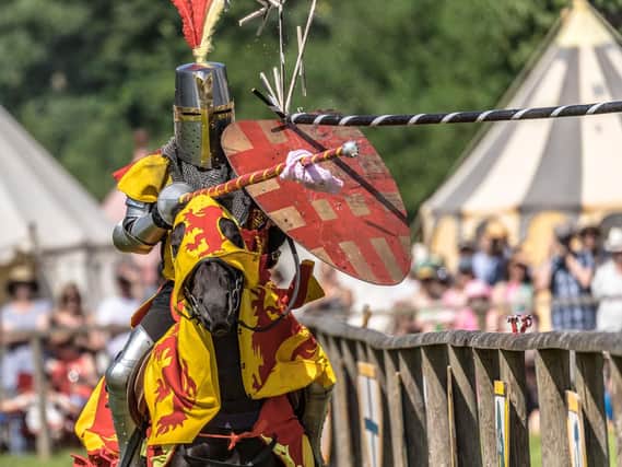 The joust will feature battling knights
