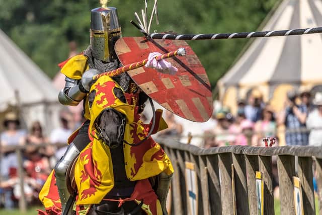 The joust will feature battling knights