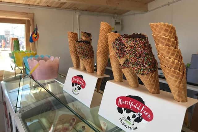 Ice creams are being sold for Â£1 as part of an introductory offer