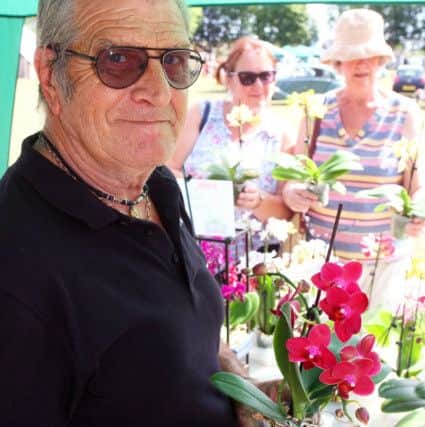 Don Blizzard, orchid exhibitor and seller. Picture: Derek Martin DM1880240a