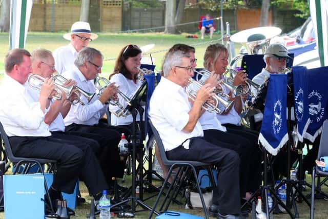 Worthing Silver Band provided musical entertainment. Picture: Derek Martin DM1880193a