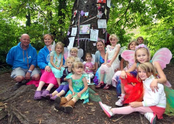 The fairy tree soon after it was set up in 2015