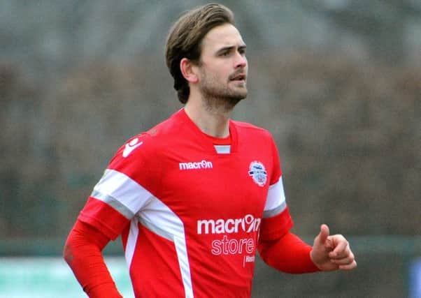 Crawley Down Gatwick v Pagham. James Day. Pic Steve Robards SR1702616. James Day SUS-170213-152022001