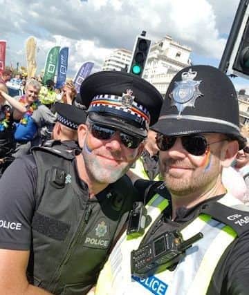 Police at Brighton Pride