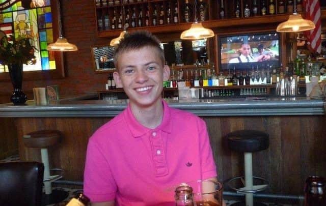 Shaun before the accident