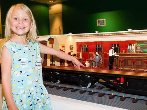 Local children have been having fun making LEGO brick models during a sneak preview of The Novium Museums new summer blockbuster exhibition. Bricks Britannia: A History of Britain in LEGO Bricks, features more than 30 stunning models built by Bright Bricks. Picture by Dan Stevens.