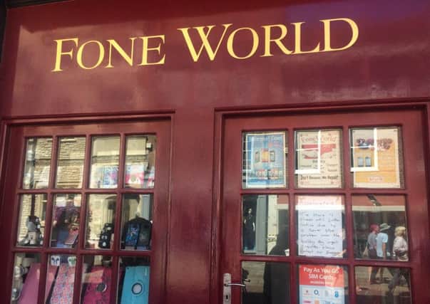 Fone World, East Street, Chichester 02-08-18. Sewer pipe problem.