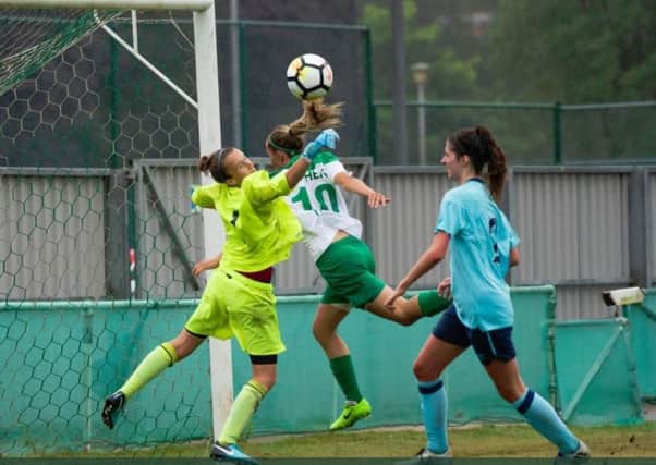 Chi City Ladies put the pressure on against Bournemouth / Picture by Tommy McMillan