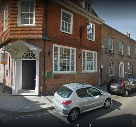 The Lloyds bank branch, in Rye, will close in October 2018. Picture: Google Maps